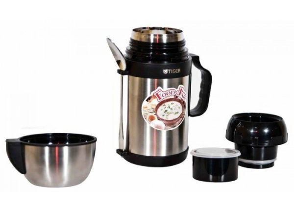 Термос с широким горлом Tiger MCW-P071 Stainless, 0.7 л