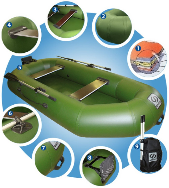 Надувная лодка Фрегат М-5
