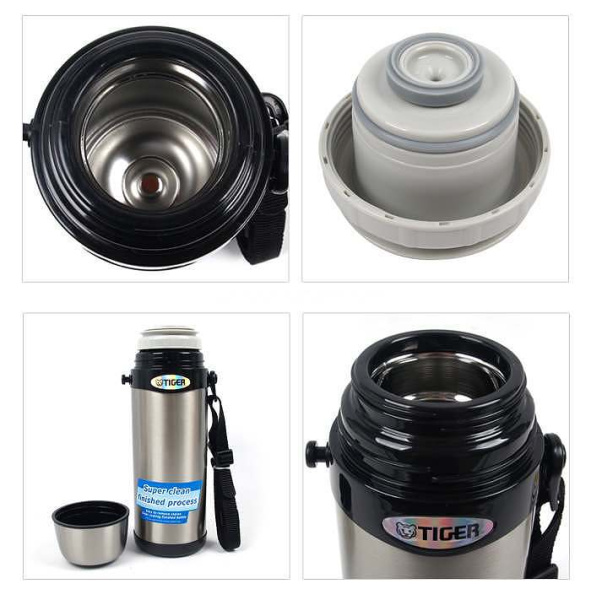 Термос классический Tiger MBI-A100 Clear Stainless, 1,0 л