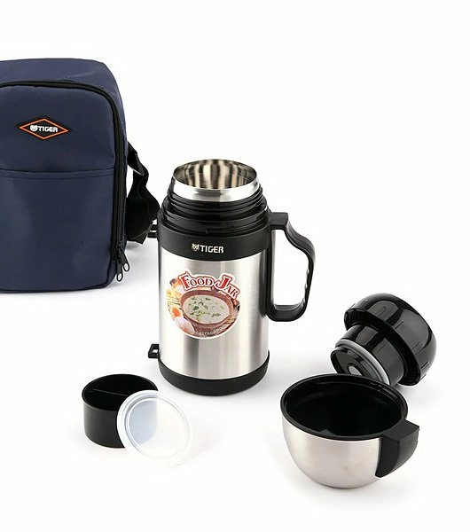 Термос с широким горлом Tiger MCW-P091 Stainless, 0.9 л