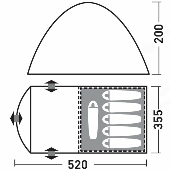 Палатка Greenell Килкенни 5 v.2