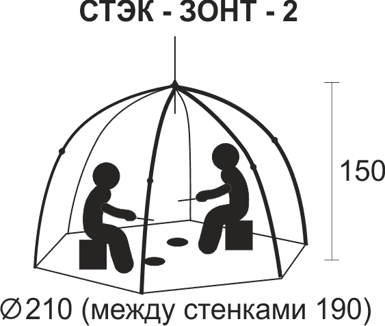 Палатка СТЭК Elite 2 местная (трехслойная)