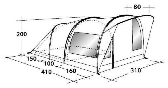 Кемпинговая палатка Outwell Rockwell 5