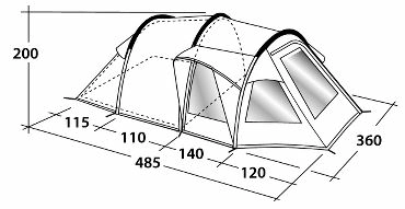 Палатка Outwell Nevada 5