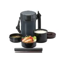 Термос для еды с контейнерами Tiger LWU-A171 Charcoal Gray