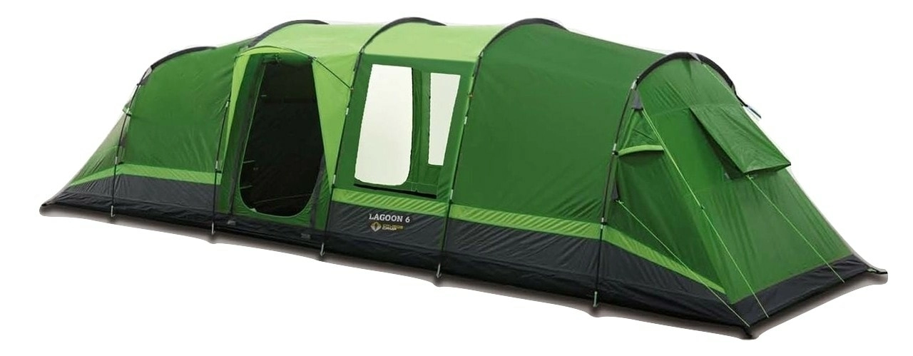 Crusoe Camp Lagoon 6: двухкомнатная палатка для большой семьи Crusoe Camp Lagoon 6: двухкомнатная палатка для большой семьи