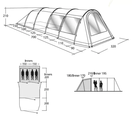 Палатка Outwell Phoenix 4