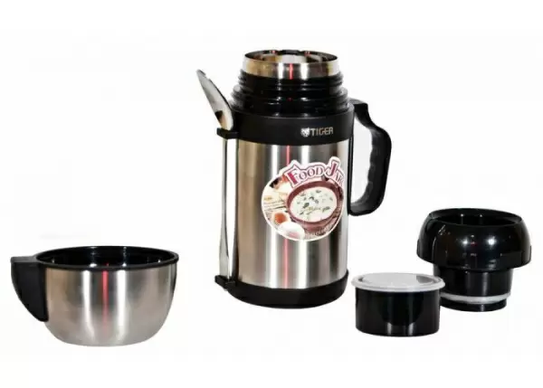 Термос с широким горлом Tiger MCW-P071 Stainless, 0.7 л