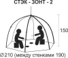 Палатка СТЭК Elite 2 местная (трехслойная)