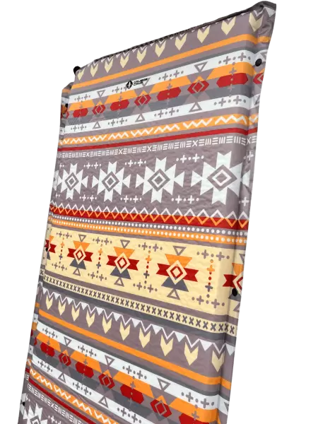 Самонадувающийся коврик туристический Crusoe Camp M5 (200x66x5 см), 210T Pongee, соединяемый