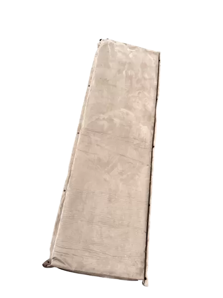 Самонадувающийся туристический коврик Crusoe Camp M7 (198x63x7 см), микрозамша, с кнопками