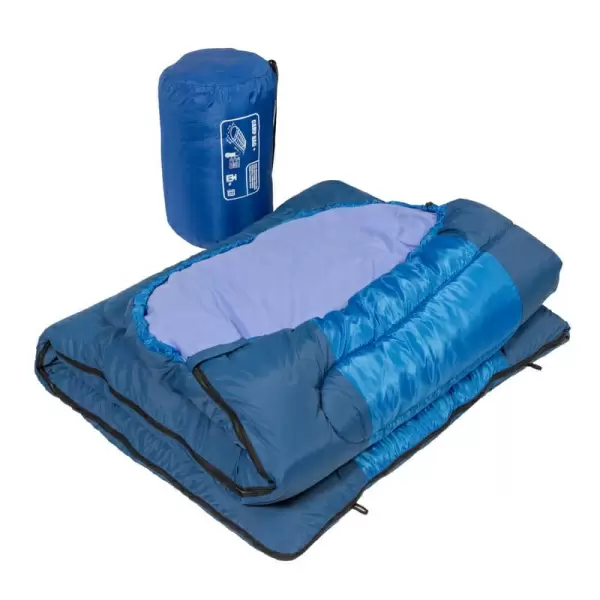 Спальный мешок Prival Camp bag плюс синий/василек
