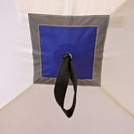 Палатка зимняя куб СЛЕДОПЫТ 1,5 х1,5 м, Oxford 240D PU 2000, 2-местная, цв. бело-синий