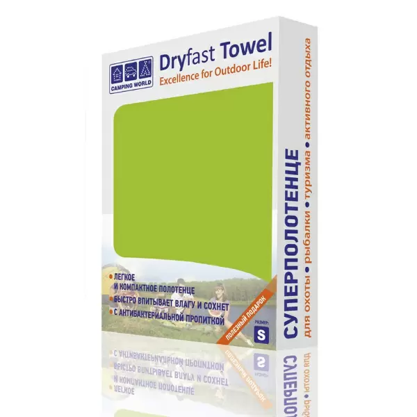 Полотенце из микрофибры CW Dryfast Towel M, цвет салатовый