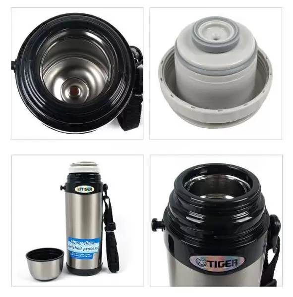 Термос классический Tiger MBI-A100 Clear Stainless, 1,0 л