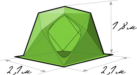 Палатка ЛОТОС Cube Professional