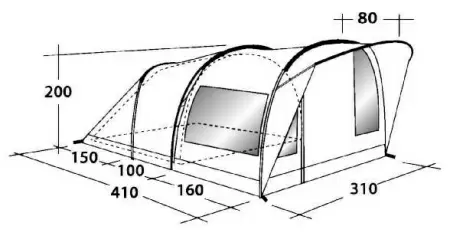 Кемпинговая палатка Outwell Rockwell 5