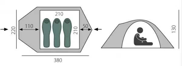 Палатка BTrace Shield 3