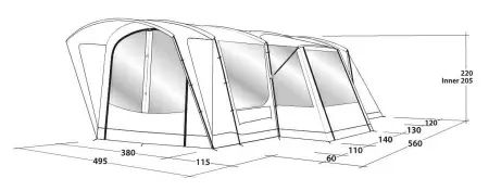 Палатка Outwell Montana 6PE