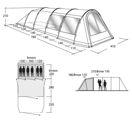 Палатка Outwell Phoenix 6