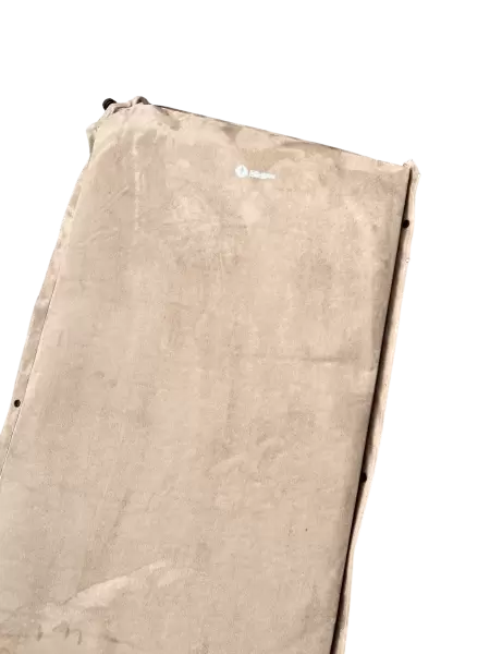 Самонадувающийся туристический коврик Crusoe Camp M7 (198x63x7 см), микрозамша, с кнопками