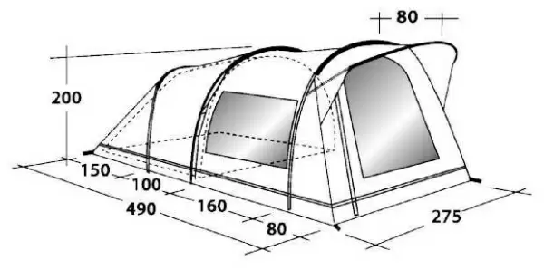 Кемпинговая палатка Outwell Birdland M