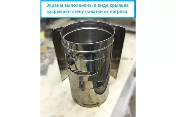 Печь Пошехонка Рыбака PS10 с экранами
