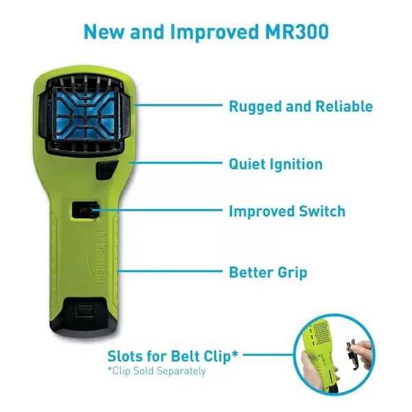 Прибор противомоскитный Thermacell MR-300 Repeller High Visibility Green