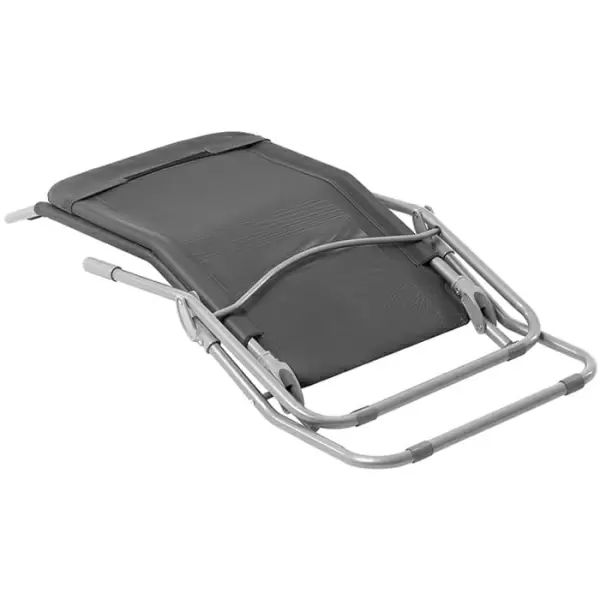 Шезлонг складной GoGarden Comfy Plus серый