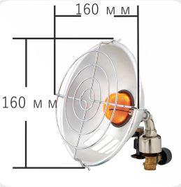 Обогреватель портативный газовый СЛЕДОПЫТ Орион PF-GHP-S02