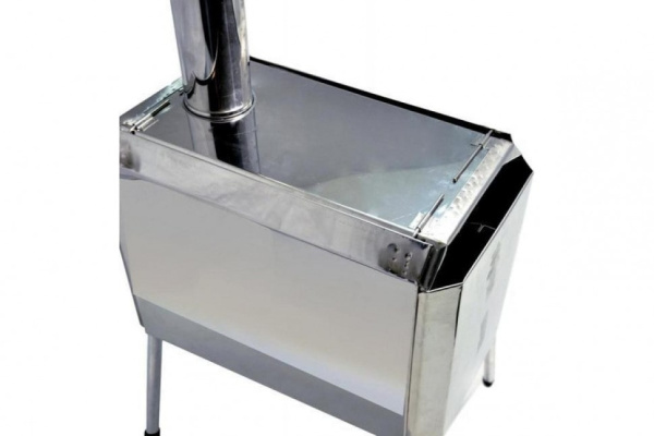 Печь Пошехонка Турист 45 л с искрогасителем и экраном