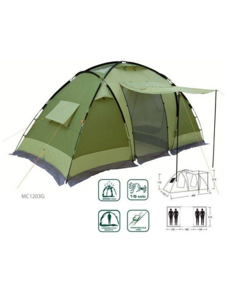 Кемпинговая палатка Brenta 400 Moon Camp Кемпинговая палатка Brenta 400 Moon Camp