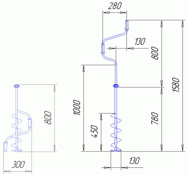 Ледобур ЛР-150Д