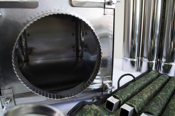 Печь походная Берег Экономка Малая со съемными экранами