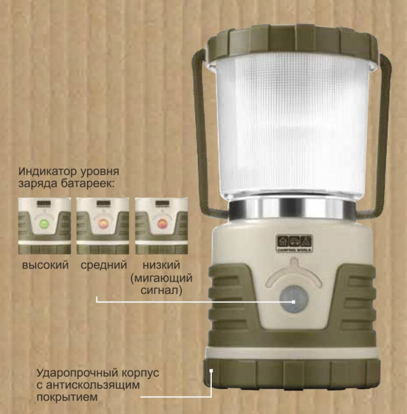 Универсальная переносная лампа Camping World LightHouse GRAND