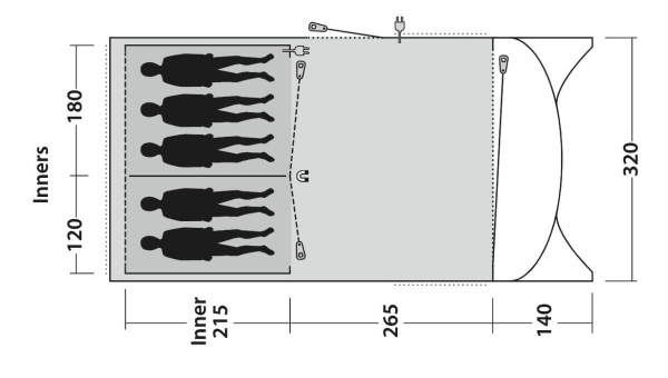 Палатка Outwell Greenwood 5