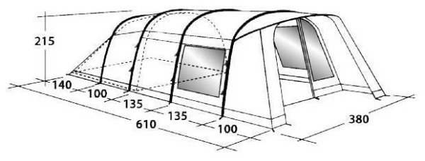 Палатка Outwell Whitecove 6 Палатка Outwell Whitecove 6
