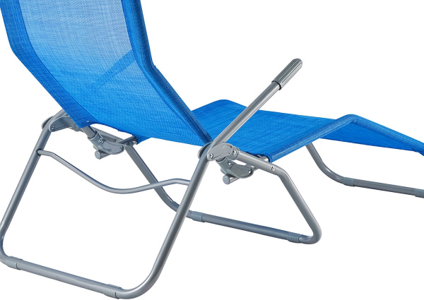 Шезлонг складной GoGarden Comfy синий
