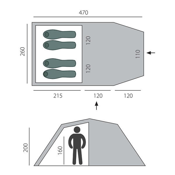 Палатка BTrace Family 4