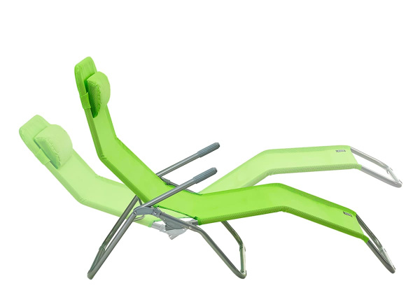 Шезлонг складной GoGarden Comfy Plus зеленый