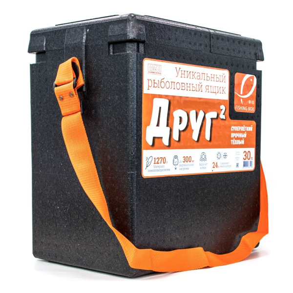 Рыболовный ящик Camping World Друг 30 л цвет черный