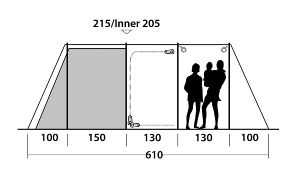 Палатка Outwell Montana 6P