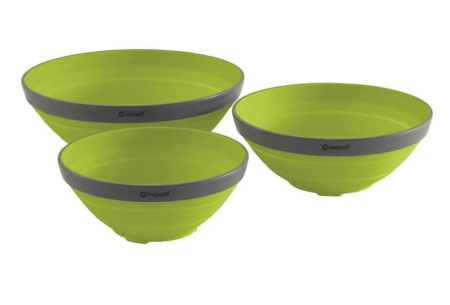 Набор складных мисок Outwell Collaps Bowl Set Lime Green