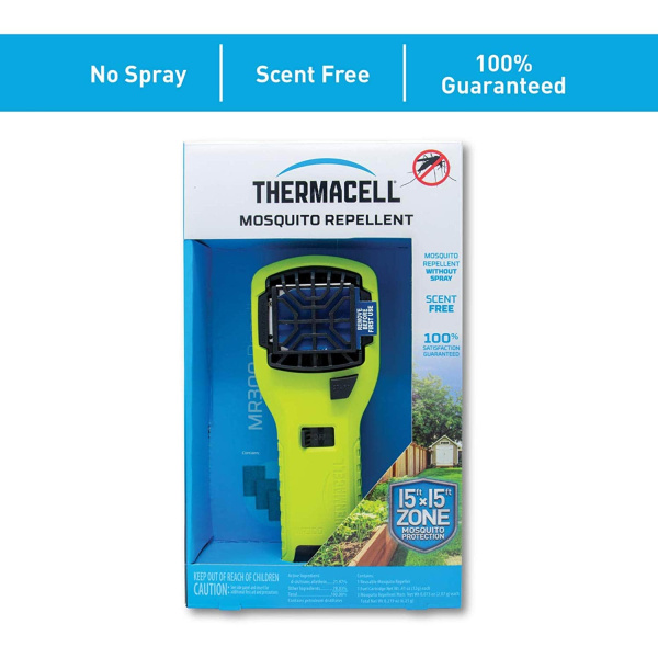 Прибор противомоскитный Thermacell MR-300 Repeller High Visibility Green