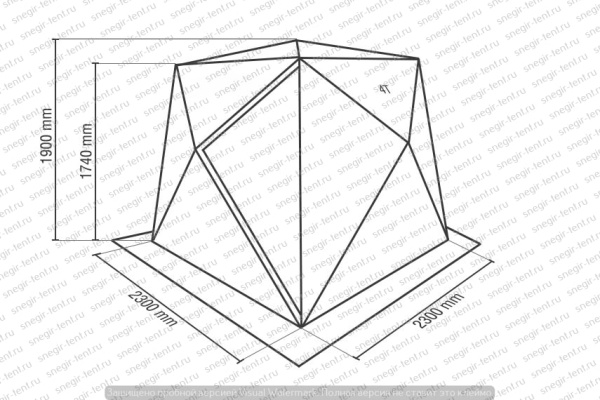 Зимняя палатка Снегирь 4Т Зимняя палатка Снегирь 4Т