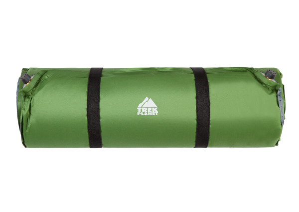 Коврик самонадувающийся Trek Planet Relax 90, зеленый