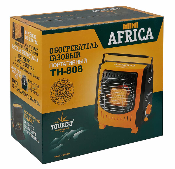 Обогреватель газовый портативный TOURIST MINI AFRICA TH-808