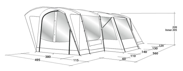 Палатка Outwell Montana 6PE Палатка Outwell Montana 6PE