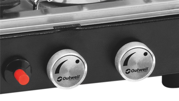 Газовая плита Outwell Gourmet Cooker 2-Burner Stove w/Lid с крышкой
