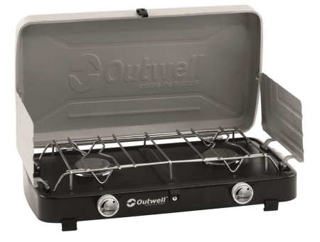 Газовая плита Outwell Gourmet Cooker 2-Burner Stove w/Lid с крышкой